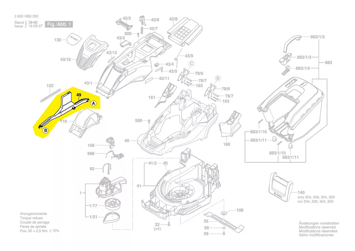 Pièce d\'articulation réf. F 016 L90 028 BOSCH